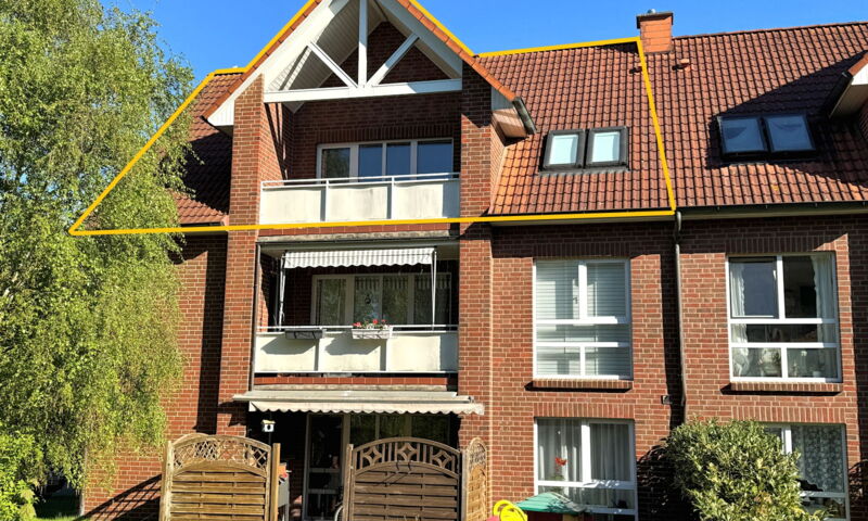 2-Zimmer-Dachgeschoss-Wohnung in ruhiger, bahnhofsnaher Lage - solide vermietet