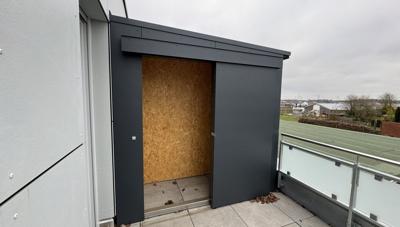 Abstellraum Balkon